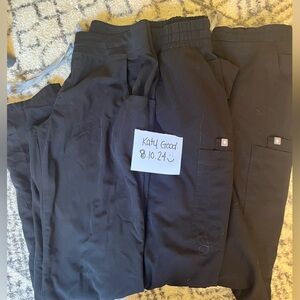 Figs Black Pants